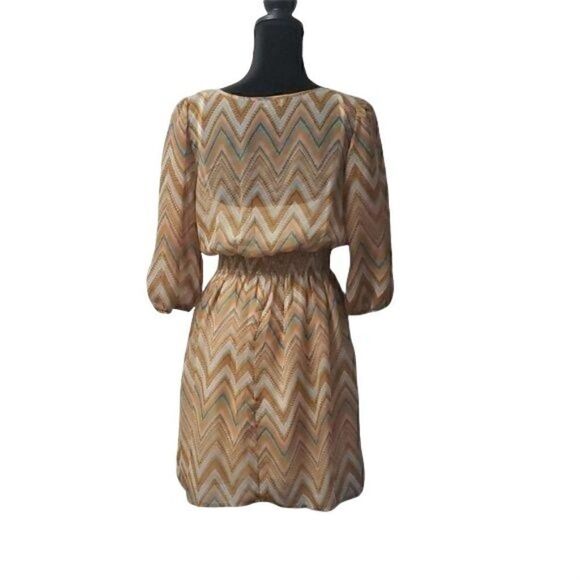 Chevron Dress sz M - Picture 4 of 6